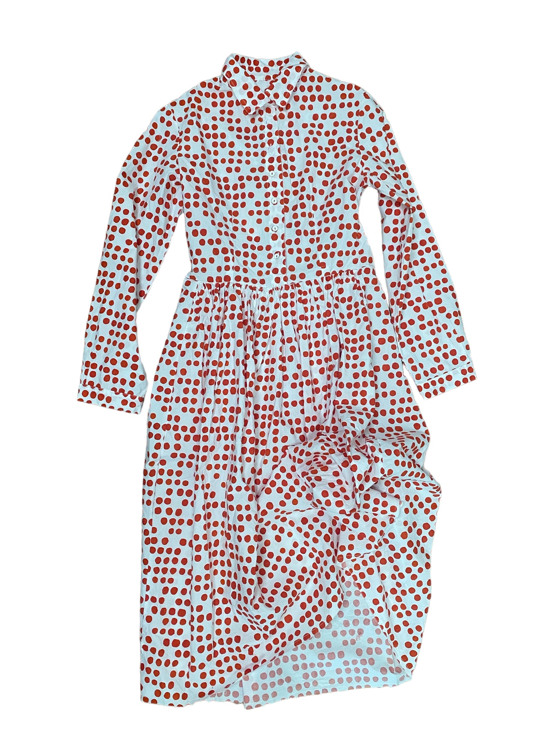 H + Hannoh Red Polka Dot Dress – Riccio Italy