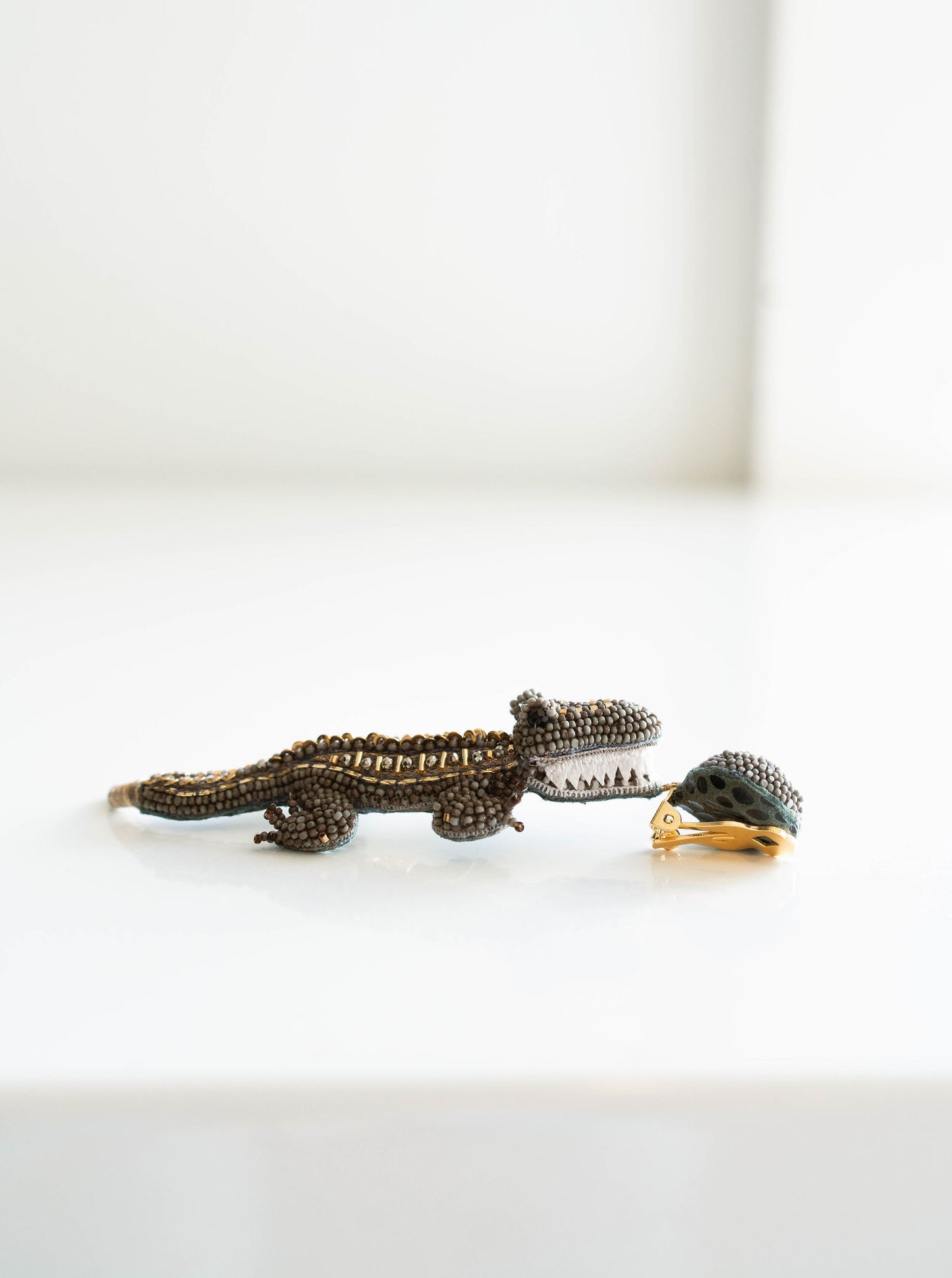 Deepa Gurnani Alligator Earrings