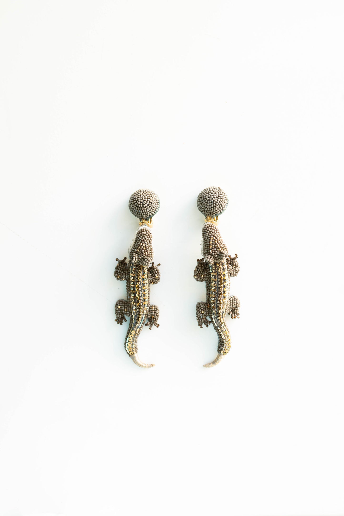 Deepa Gurnani Alligator Earrings