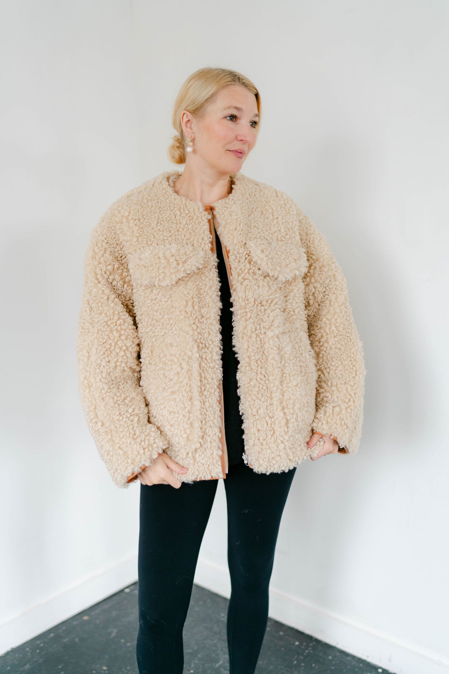 Molliolli Reversible Shearling Jacket