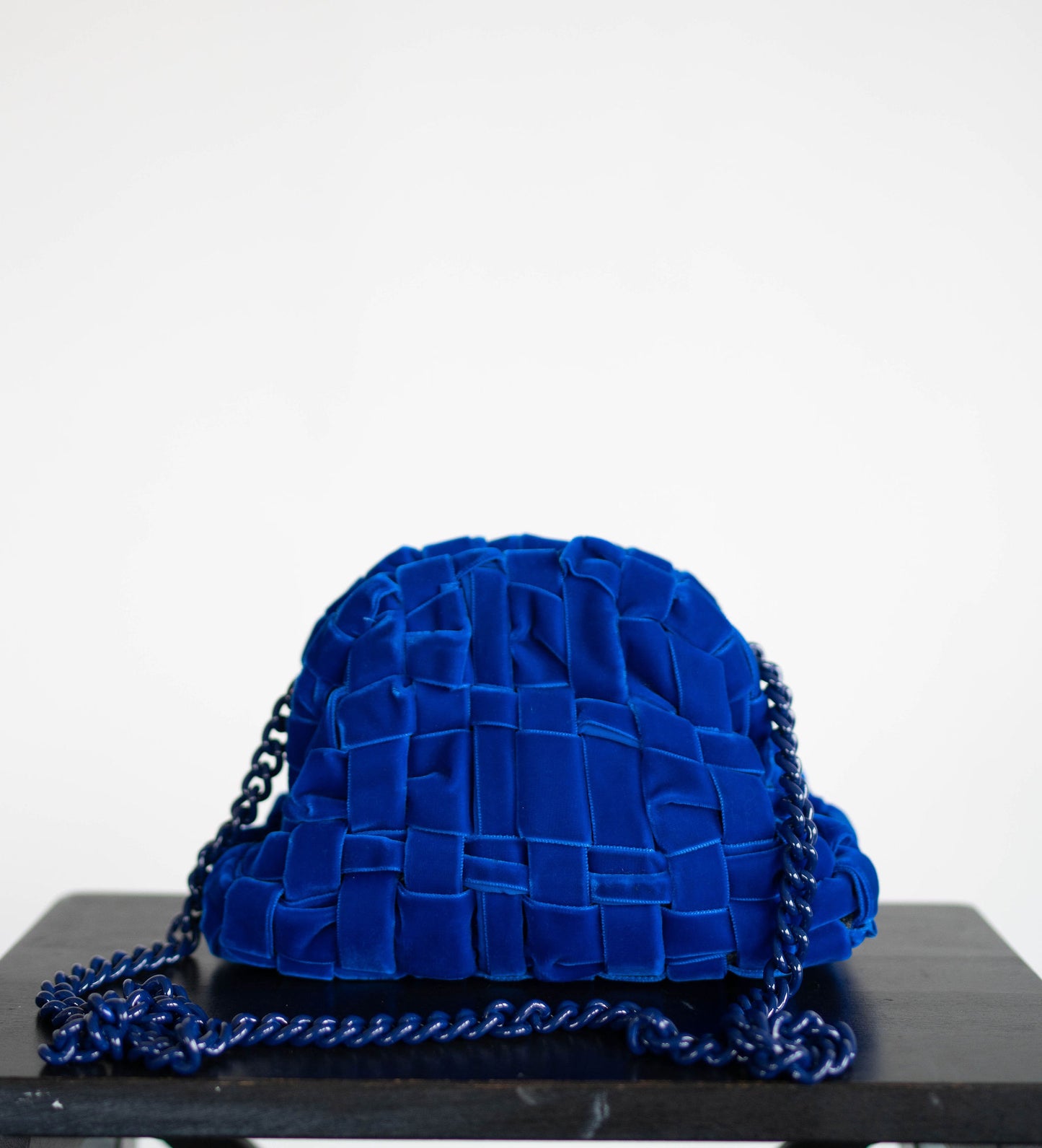 Maria La Rosa Velvet Braid Bag