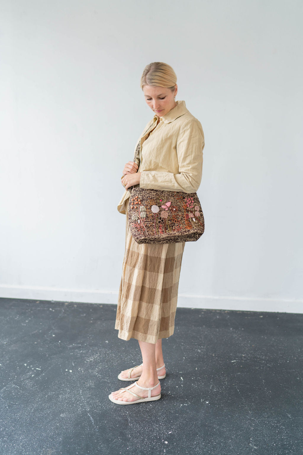 Sophie Digard Raffia Shoulder Bag